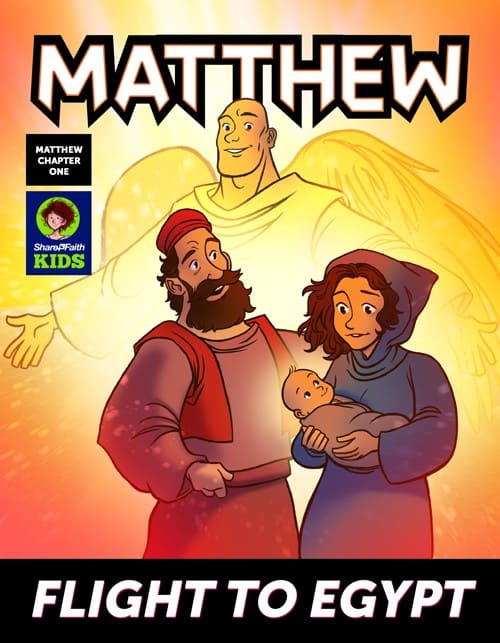 Matthew 1 Flight to Egypt Digital Comic