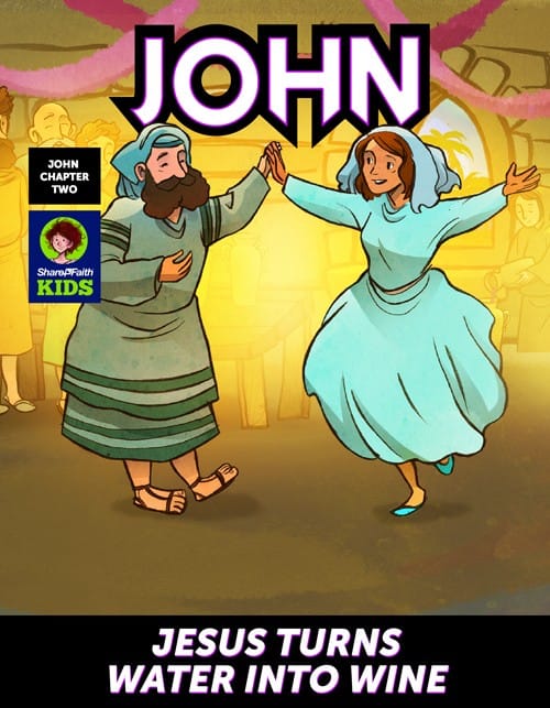 Jesus Turns Water Into Wine Digital Comics