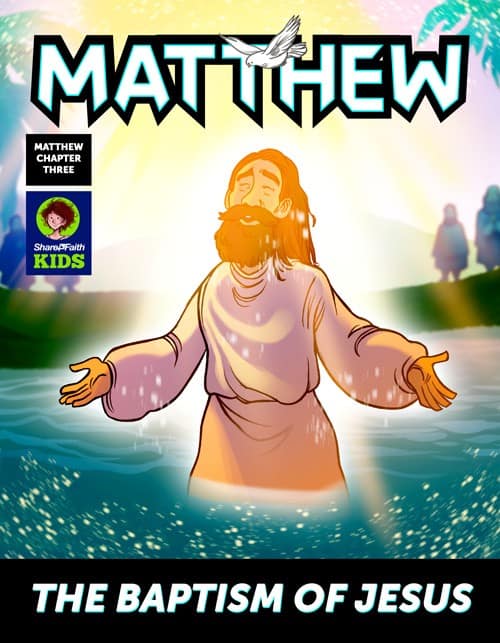 Matthew 3 The Baptism of Jesus Digital Comic