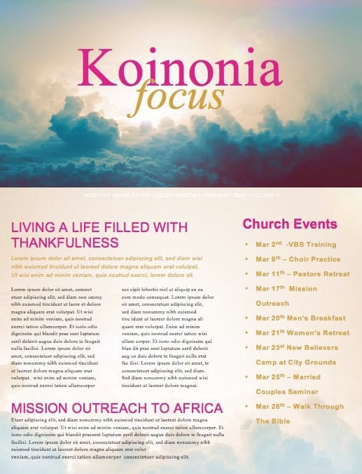 Relentless Grace Church Newsletter