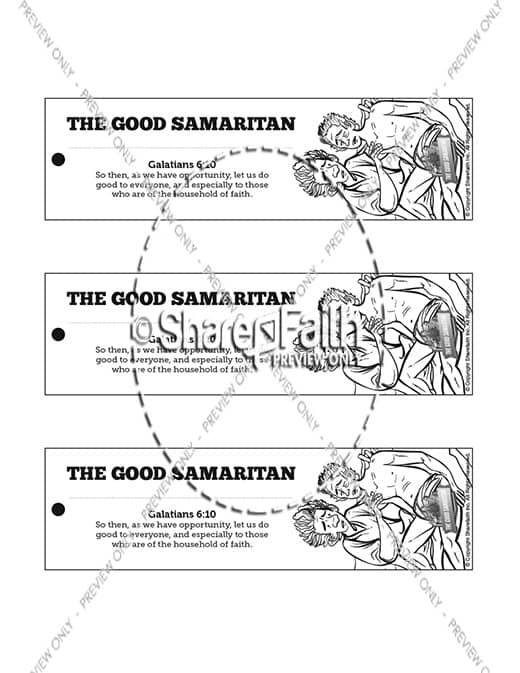 The Good Samaritan Bible Bookmarks