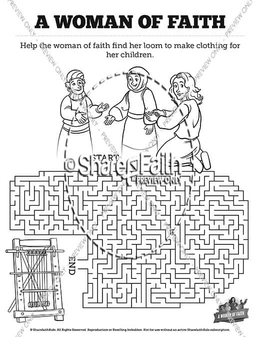 Proverbs 31 A Woman of Faith Bible Mazes