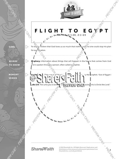 Matthew 2 Flight To Egypt Curriculum