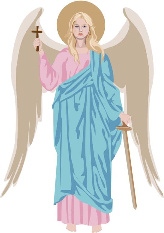 Standing Angel Clipart
