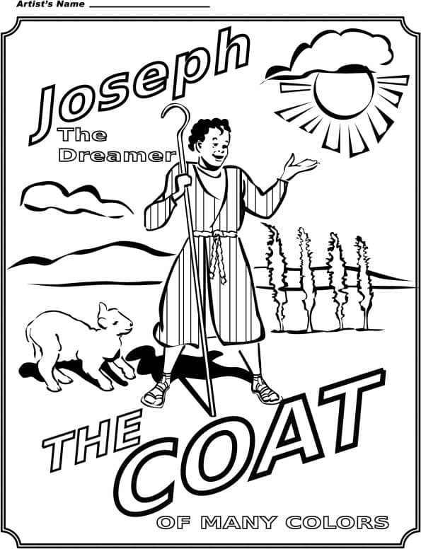 Joseph Coloring Page