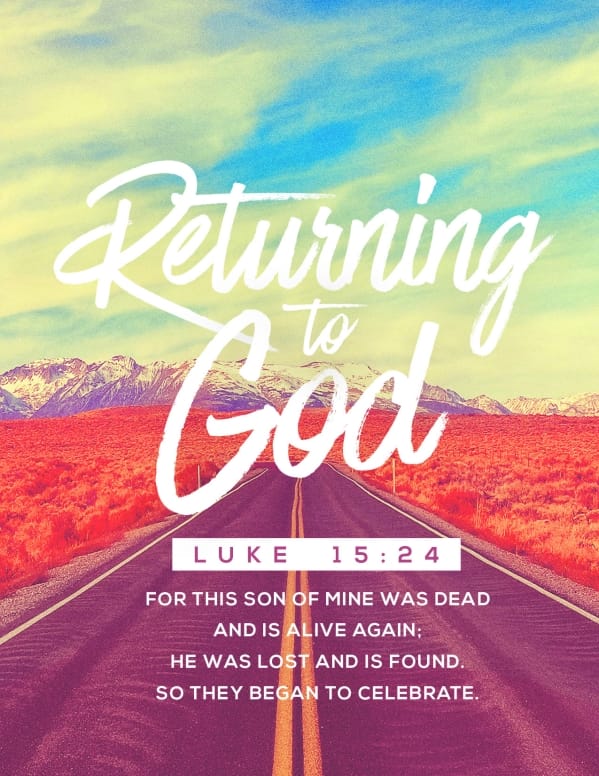Returning To God Church Flyer Template