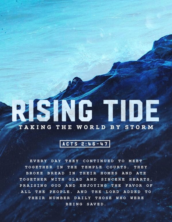 Rising Tide Church Flyer Template