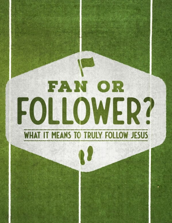 Fan or Follower of Jesus Flyer Template