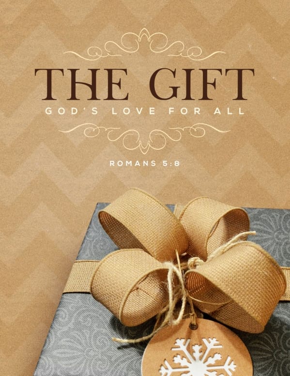 God's Gift Of Love Christmas Flyer
