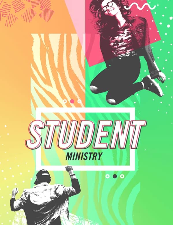 Student Ministry Church Flyer