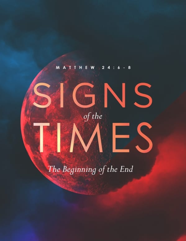 Signs Of The Times Church Flyer