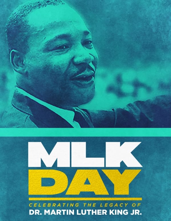 Martin Luther King Jr Day Service Flyer