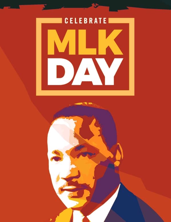Celebrate MLK Day Church Flyer