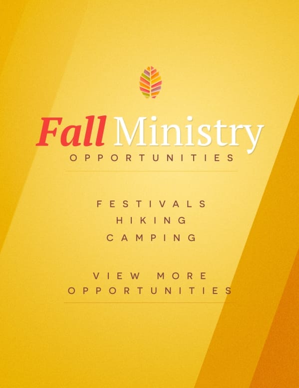 Fall Ministry Church Flyer