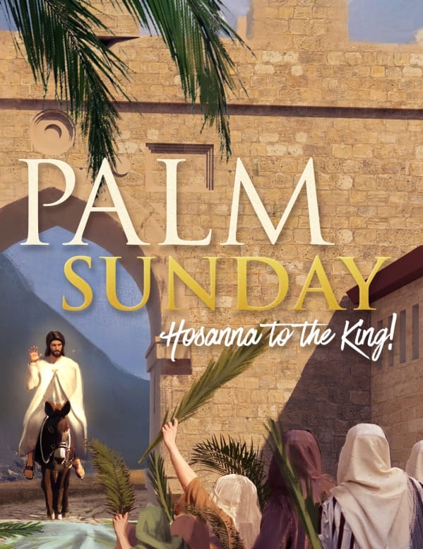 Palm Sunday Hosanna In The Highest Flyer