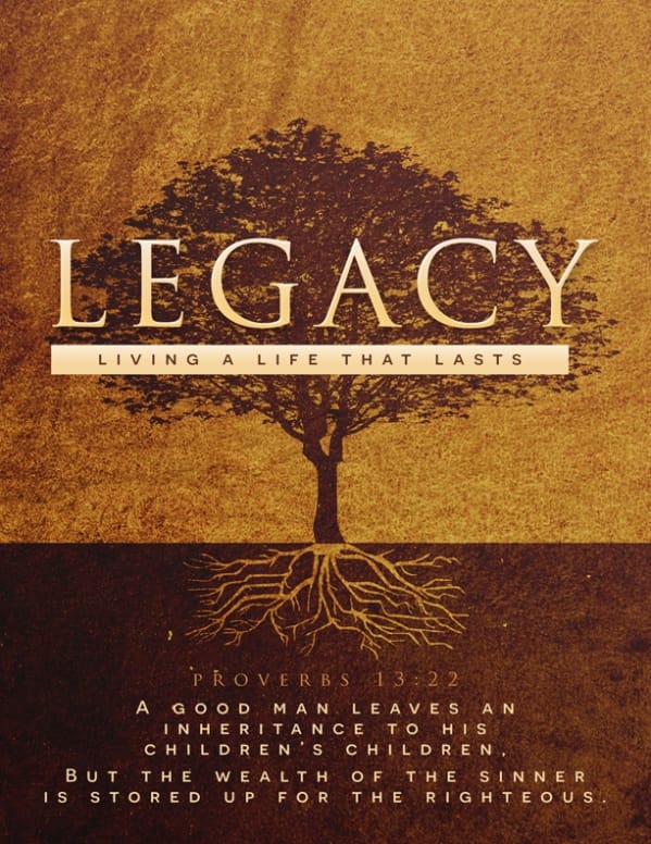 Leaving A Godly Legacy Church Flyer