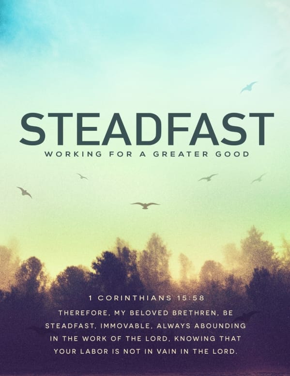 Steadfast Love of the Lord Church Flyer Template