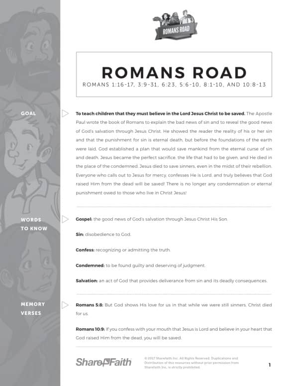 Romans Road Curriculum