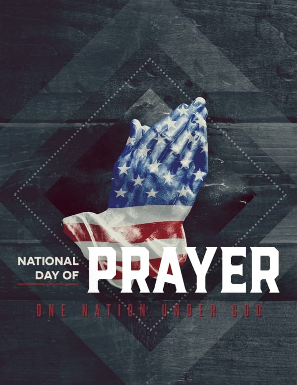 National Day Of Prayer Flyer Template