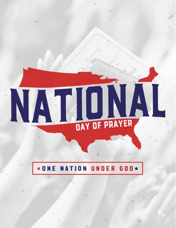 American National Day of Prayer Flyer Template