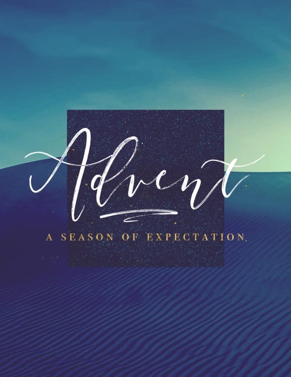 Advent Season Church Service Flyer