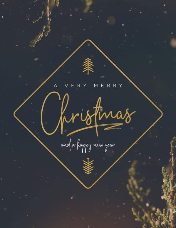 Very Merry Christmas Church Flyer