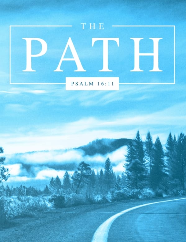 The Path Blue Church Flyer