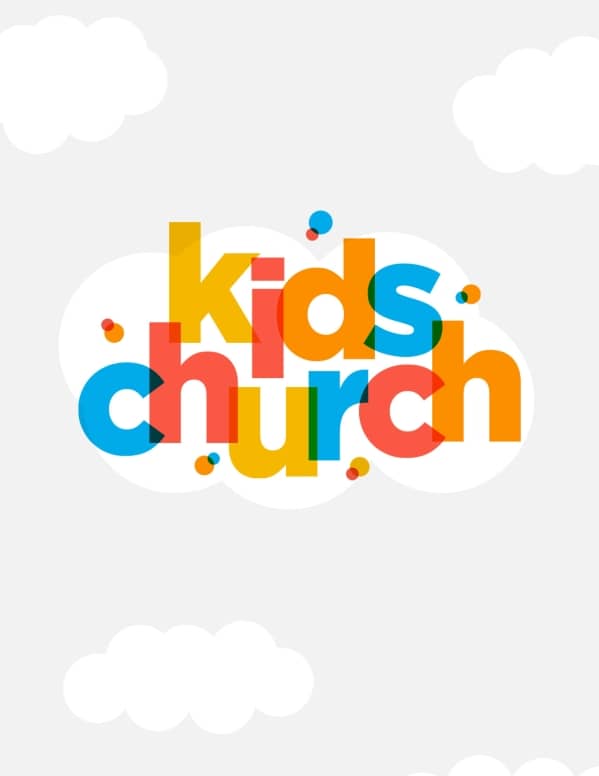 Kids Church Church Flyer