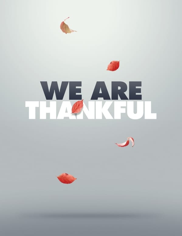 Thanksgiving Food Drive Title Graphics Set: Flyer