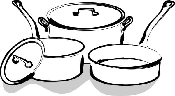 Cafeteria Pots and Pans