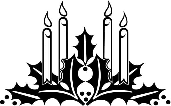 Christianity Clipart Advent Wreath