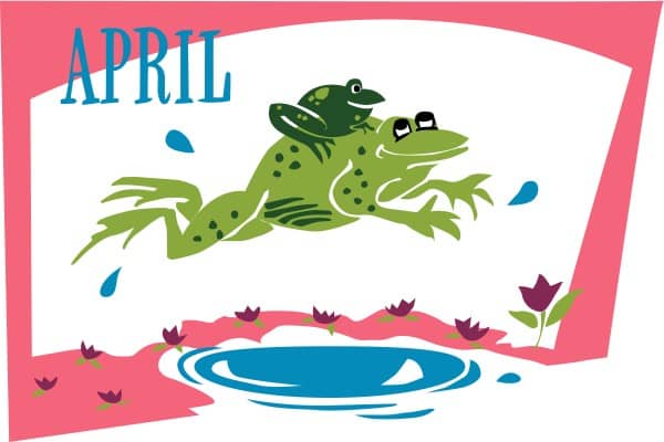 Jumping Froggies in April