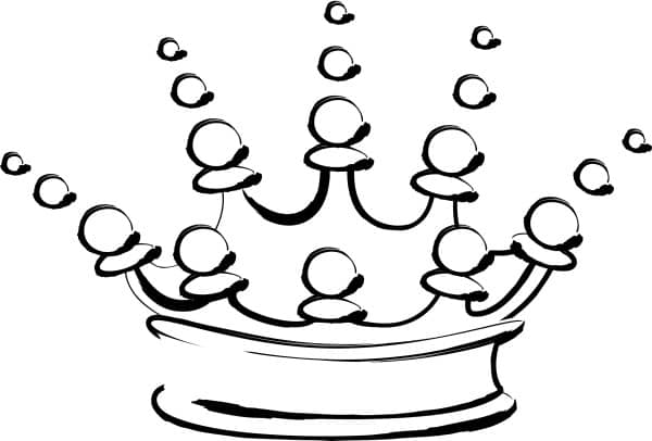 Outline of Fancy Crown