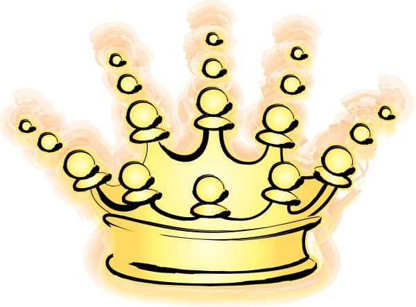 Glowing Gold Crown