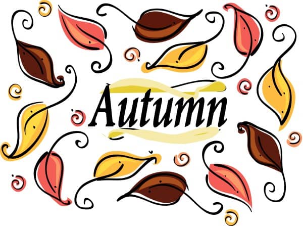 Many Autumn Leaves Clipart