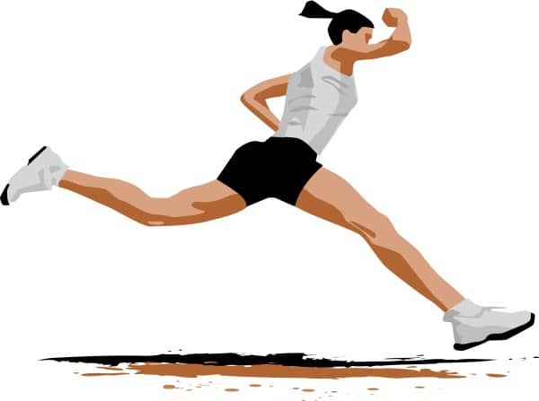 Determined Race Runner