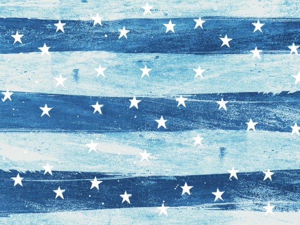 Fourth Of July Blue Church Worship Background