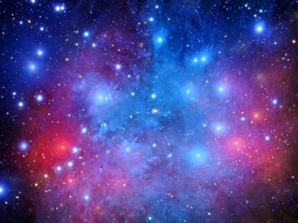 Stars and Galaxies Christian Worship Background