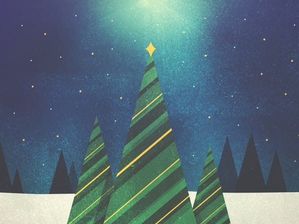 Merry Christmas Tree Christian Wallpaper