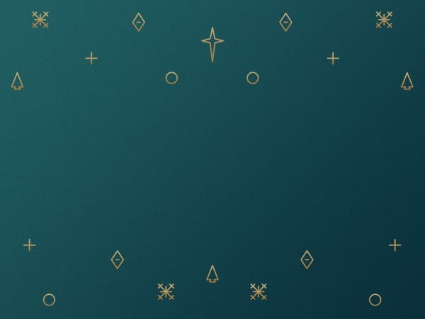Green And Gold Christmas Worship Background