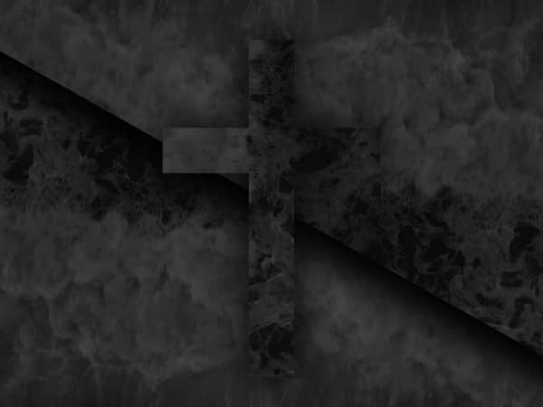 Abstract Cross Ocean Nature Worship Background
