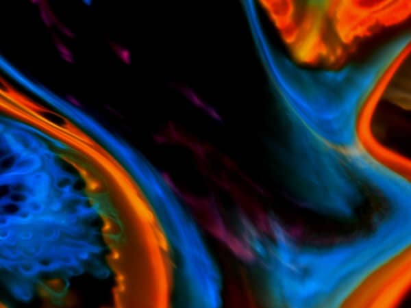 Abstract Galaxy Liquid Worship Background