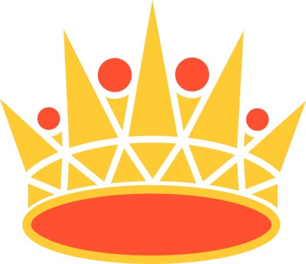 Gold and Orange Crown