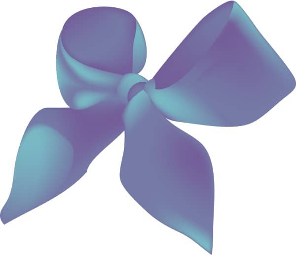 Teal Colored Ribbon