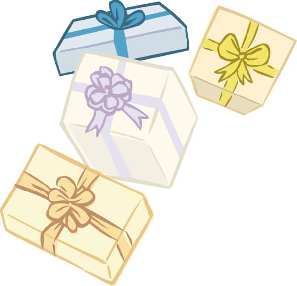 Four Floating Presents