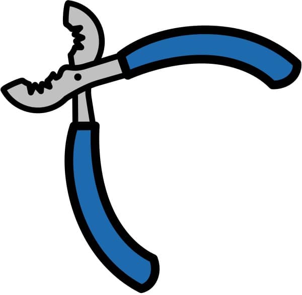 Simple Pliers Clipart
