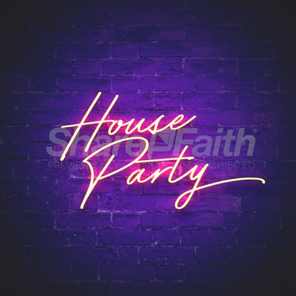 House Party Social Media Graphic