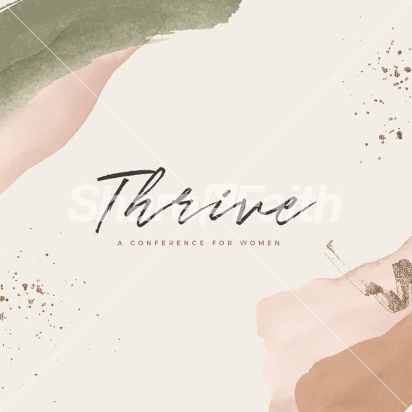 Thrive Women's Conference Social Media Graphic