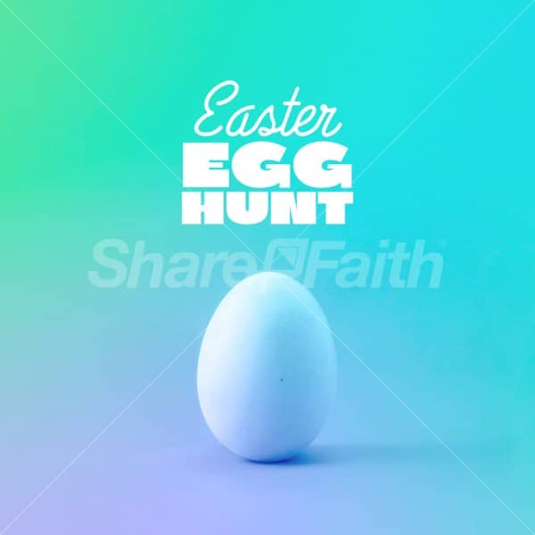 Easter Egg Hunt Easter Social Media Graphic