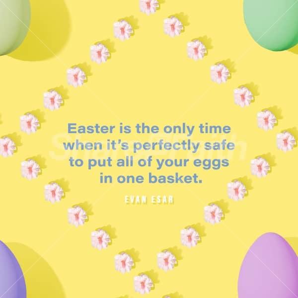 Easter Quotes Fun Easter Social Media Graphic